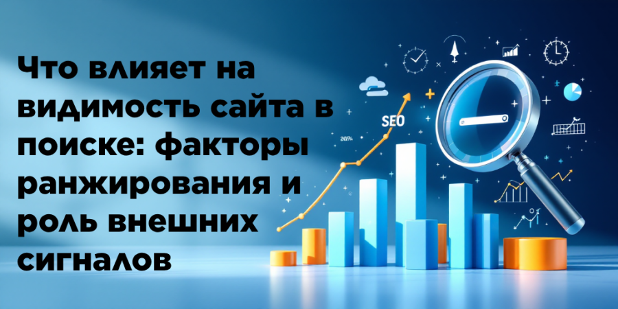 Что влияет на видимость сайта в поиске: факторы ранжирования и роль внешних сигналов