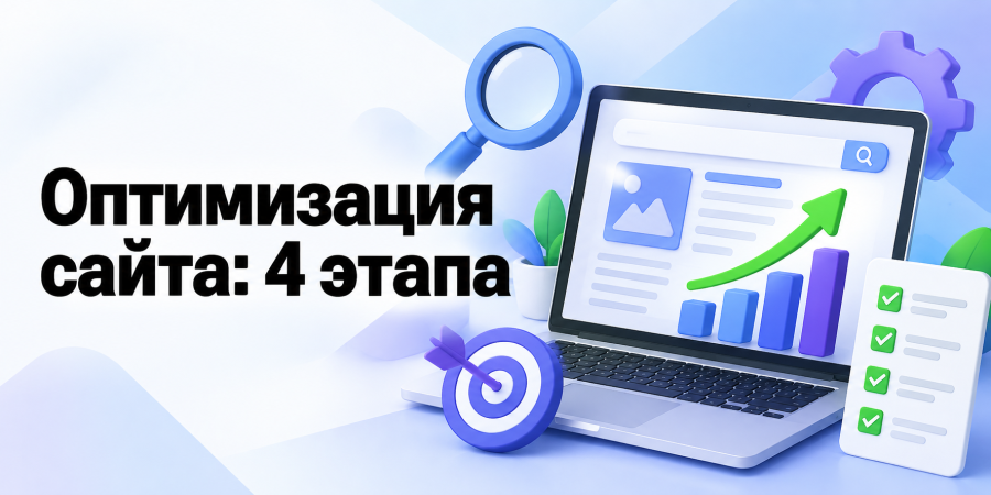 Оптимизация сайта: 4 этапа для покорения первых строк поиска