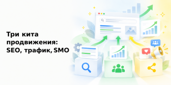 Три кита продвижения: SEO, трафик, SMO