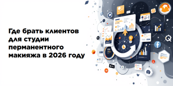 Где брать клиентов для студии перманентного макияжа в 2026 году