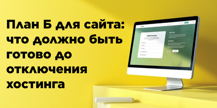 План Б для сайта: что должно быть готово до отключения хостинга