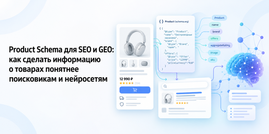 Product Schema для SEO и GEO: как сделать информацию о товарах понятнее поисковикам и нейросетям