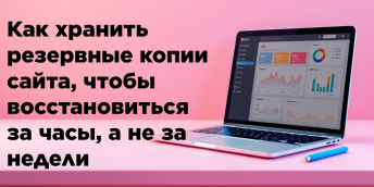 Как хранить резервные копии сайта, чтобы восстановиться за часы, а не за недели