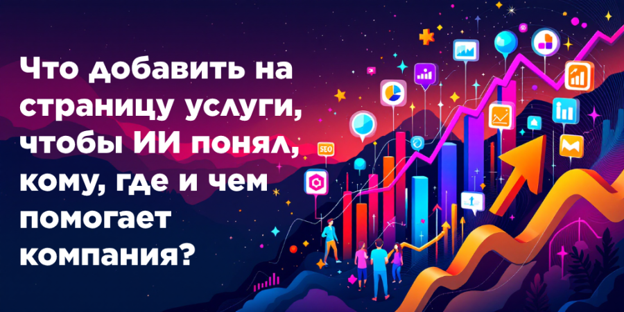 Что добавить на страницу услуги, чтобы ИИ понял, кому, где и чем помогает компания?