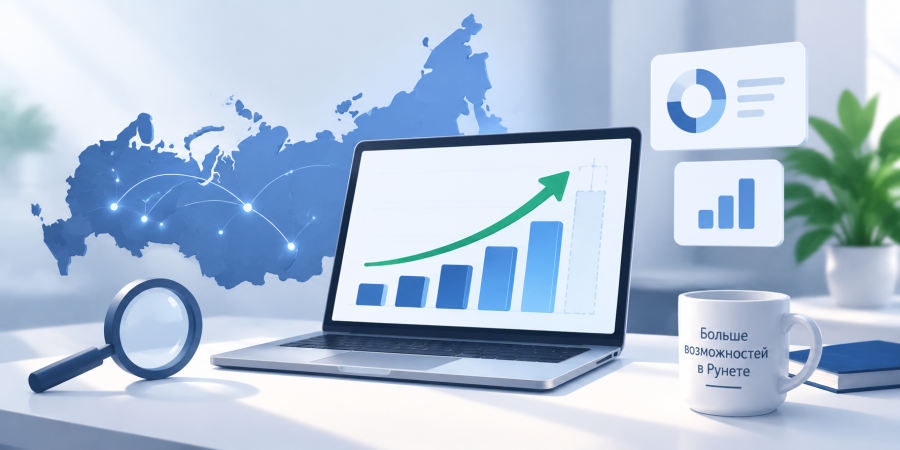 Рунет вырос на 20%, немного замедлив темп
