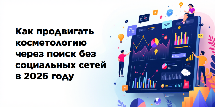 Как продвигать косметологию через поиск без социальных сетей в 2026 году