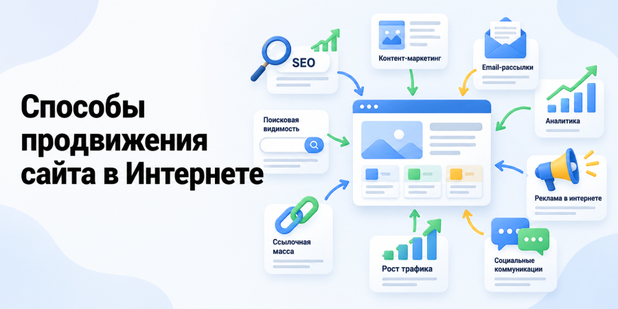 Способы продвижения сайта в Интернете