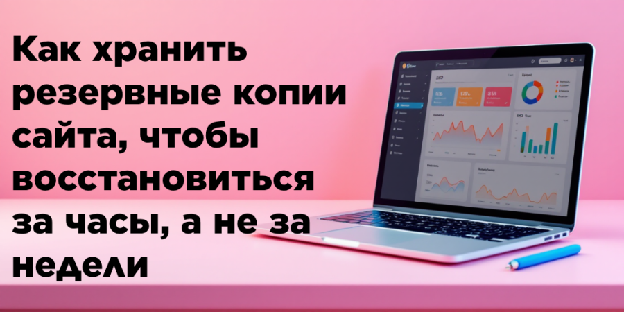Как хранить резервные копии сайта, чтобы восстановиться за часы, а не за недели