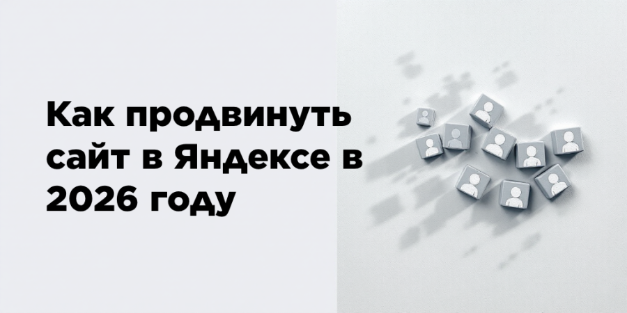Как продвинуть сайт в Яндексе в 2026 году: рабочая стратегия