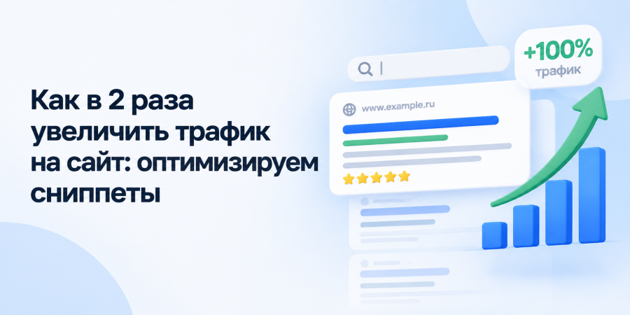 Как в 2 раза увеличить трафик на сайт: оптимизируем сниппеты