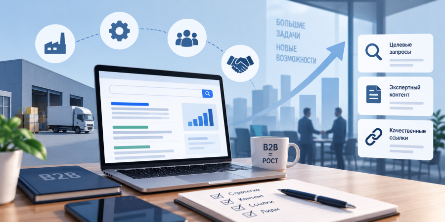 Особенности SEO продвижения сайта на рынке B2B