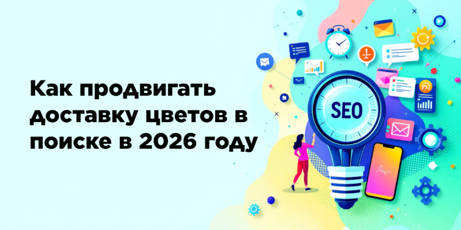 Как продвигать доставку цветов в поиске в 2026 году