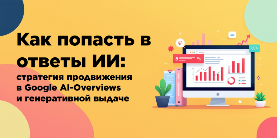 Как попасть в ответы ИИ: стратегия продвижения в Google AI-Overviews и генеративной выдаче