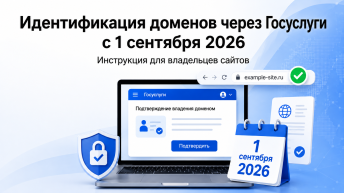 Обязательная идентификация доменов через Госуслуги с 1 сентября 2026: инструкция для владельцев сайтов