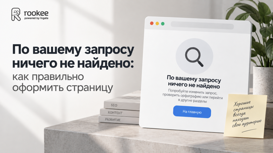 По вашему запросу ничего не найдено: как правильно оформить страницу
