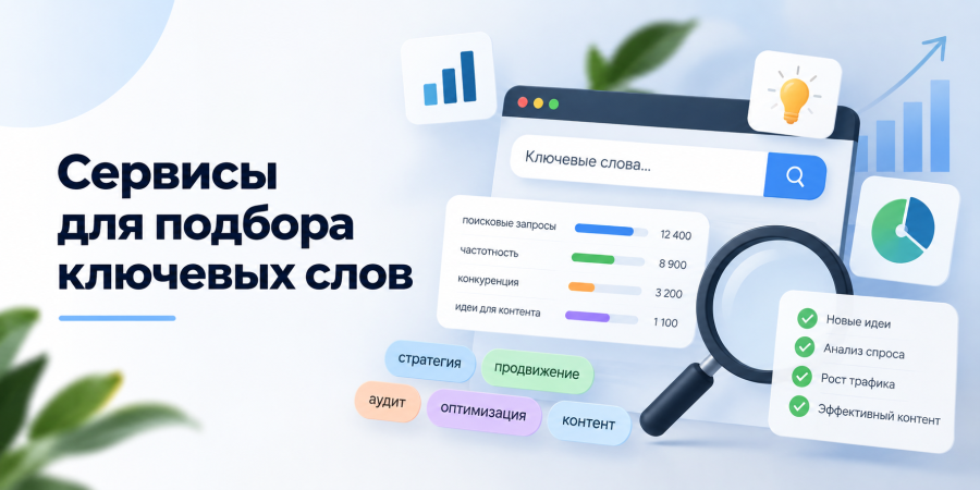 Сервисы для подбора ключевых слов