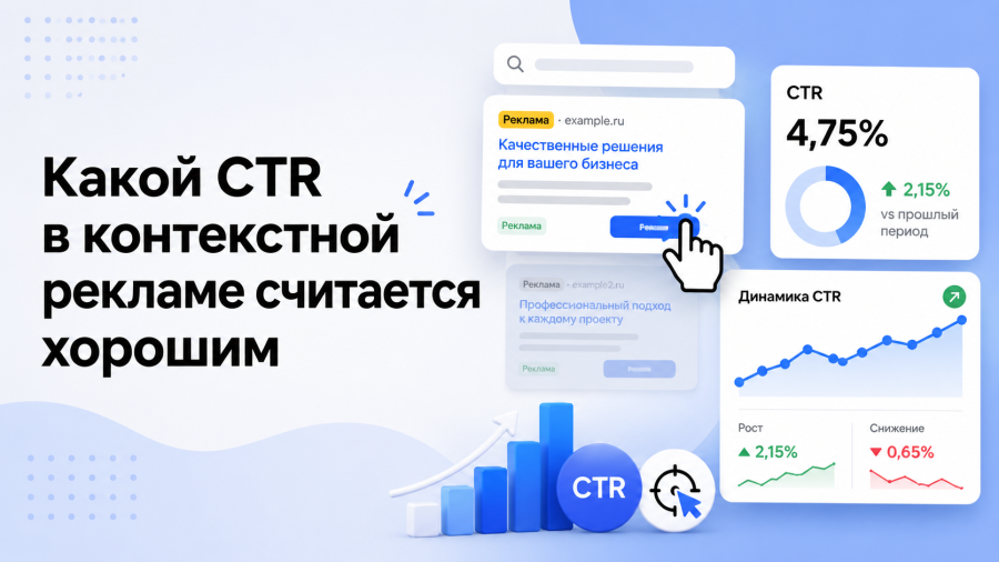 Какой CTR в контекстной рекламе считается хорошим
