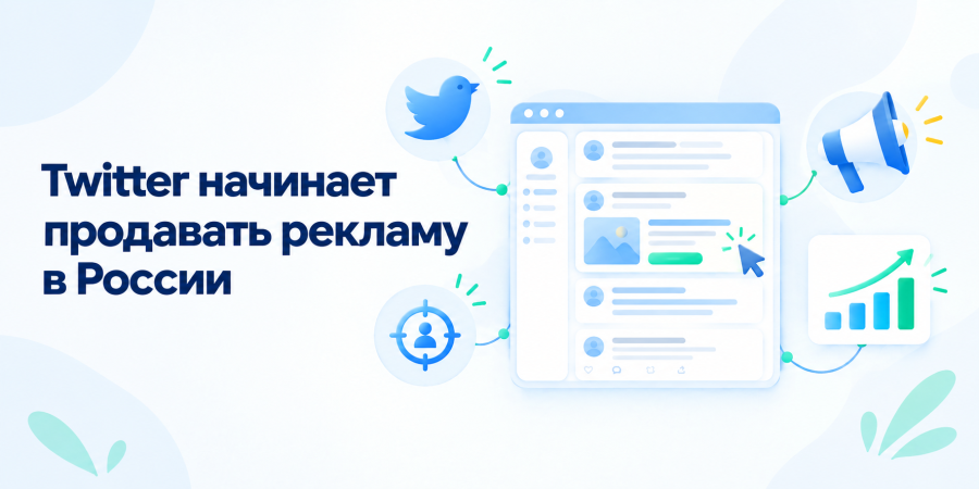 Twitter начинает продавать рекламу в России