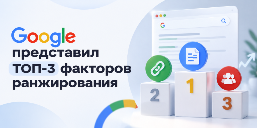 Google представил ТОП-3 факторов ранжирования