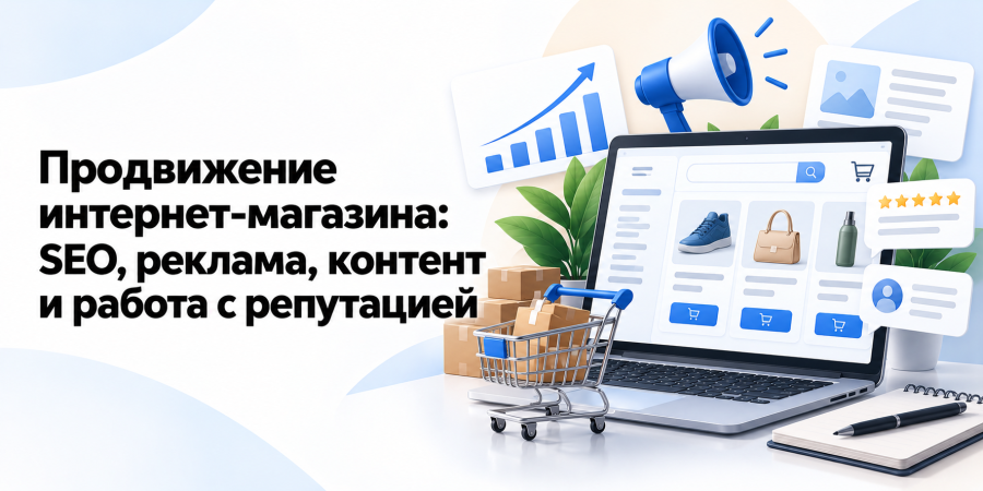 Продвижение интернет-магазина: SEO, реклама, контент и работа с репутацией