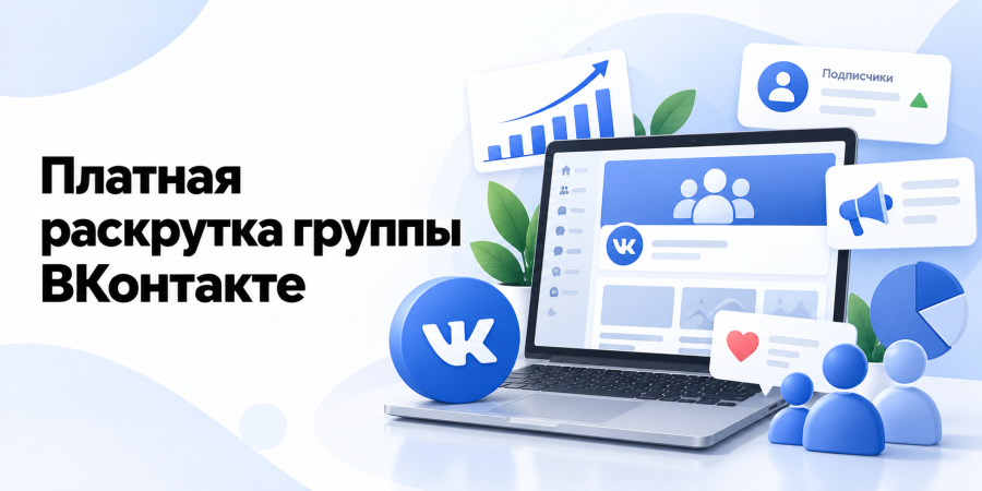 Платная раскрутка группы ВКонтакте