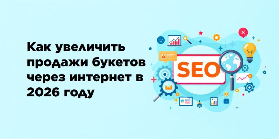 Как увеличить продажи букетов через интернет в 2026 году