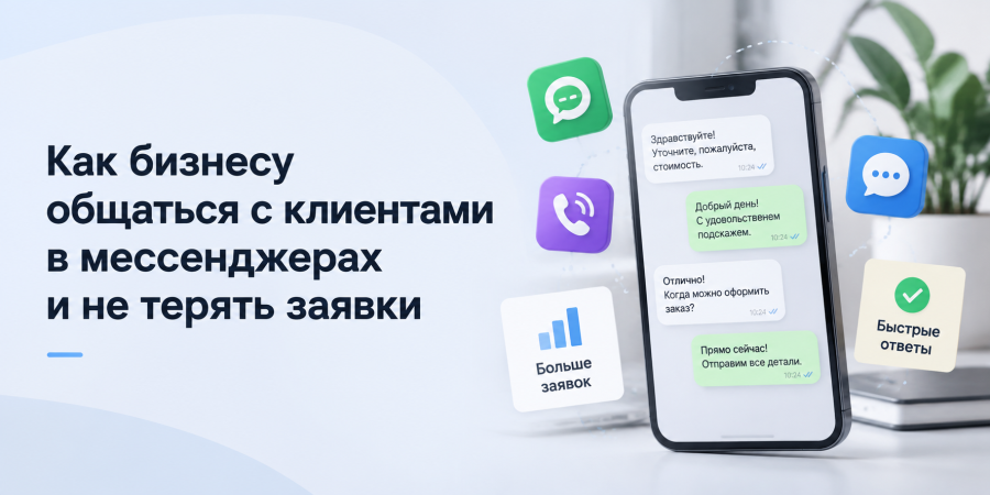 Как бизнесу общаться с клиентами в мессенджерах и не терять заявки