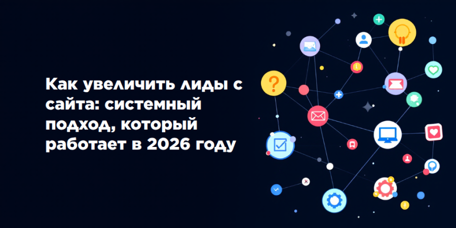 Как увеличить лиды с сайта: системный подход, который работает в 2026 году