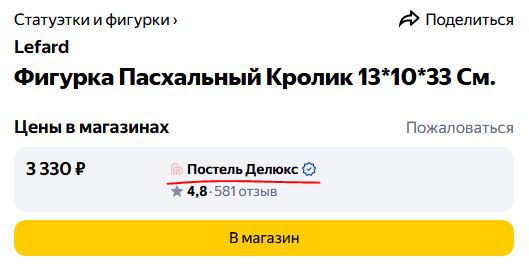 Название магазина в Яндексе