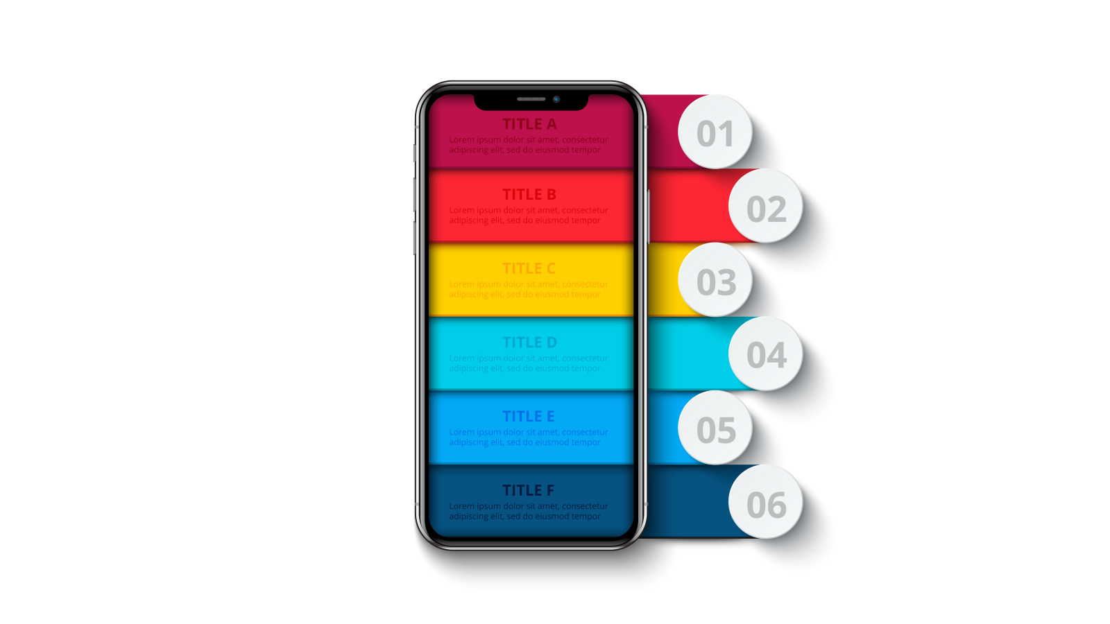 Вариант визуального оформления инфграфики: креатив