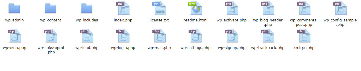 Файлы WordPress