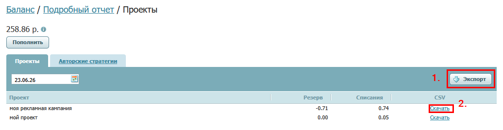 Подробный отчет. Проекты — скачать.png